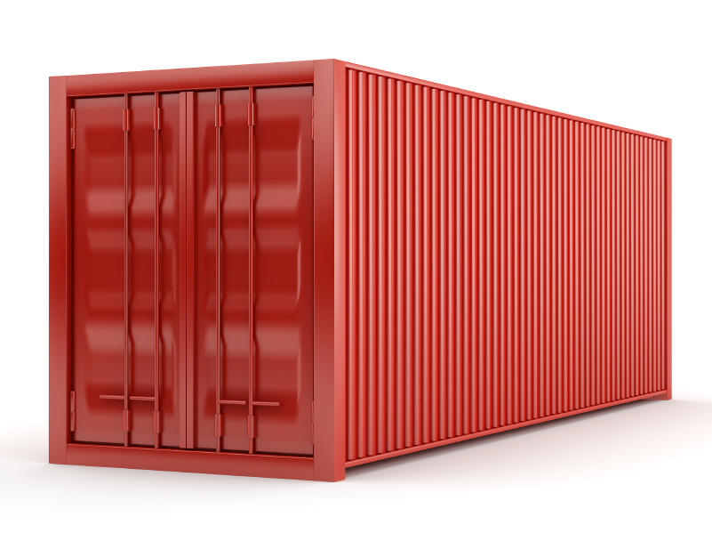 red container