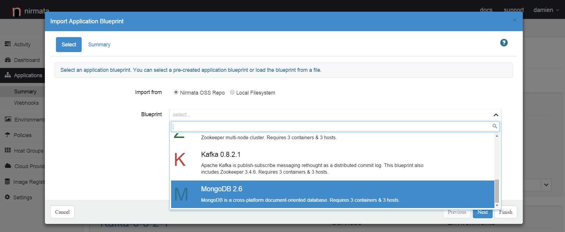 mongodb-import-blueprint