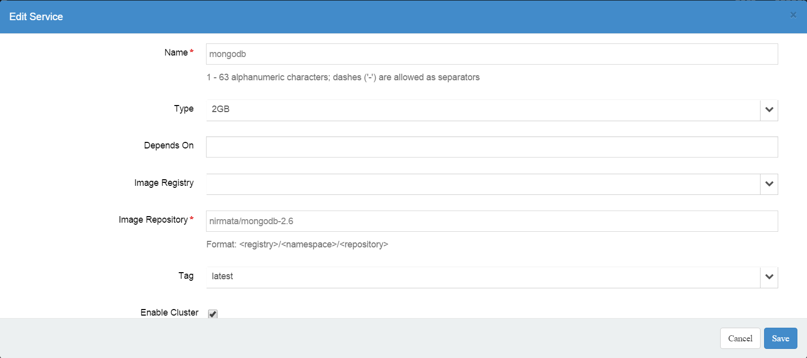 mongo-blueprint-service-definition